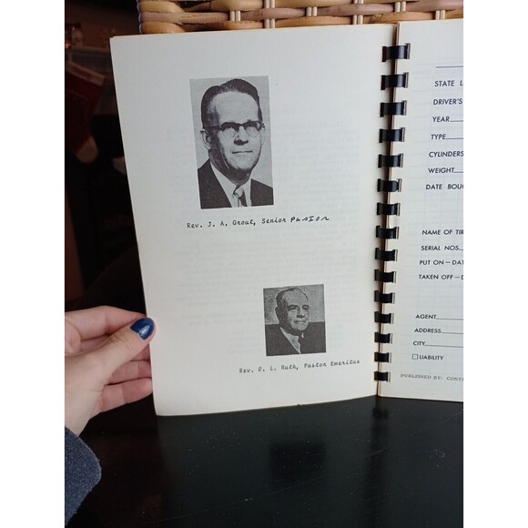 First Pilgrim Church High Point, NC Spiral Cookbook 1950s 1960s Retro Vintage - Picture 5 of 16